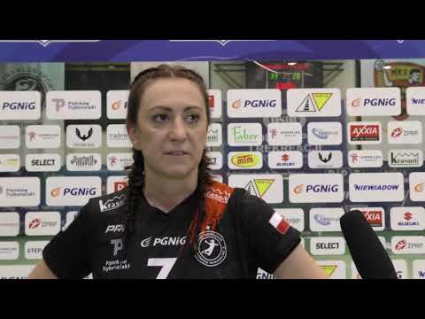 Sylwia Klonowska po meczu Piotrcovia – Młyny Stoisław Koszalin