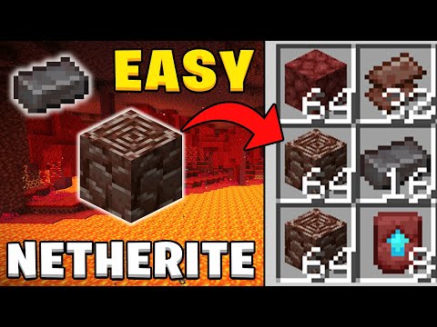 Come ottenere Netherite VELOCEMENTE in Minecraft 4 metodi semplici in Minecraft 1.21