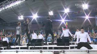110904 JYJ | Empty | IAAF Track and Field World Championships Daegu 2011 closing ceremony