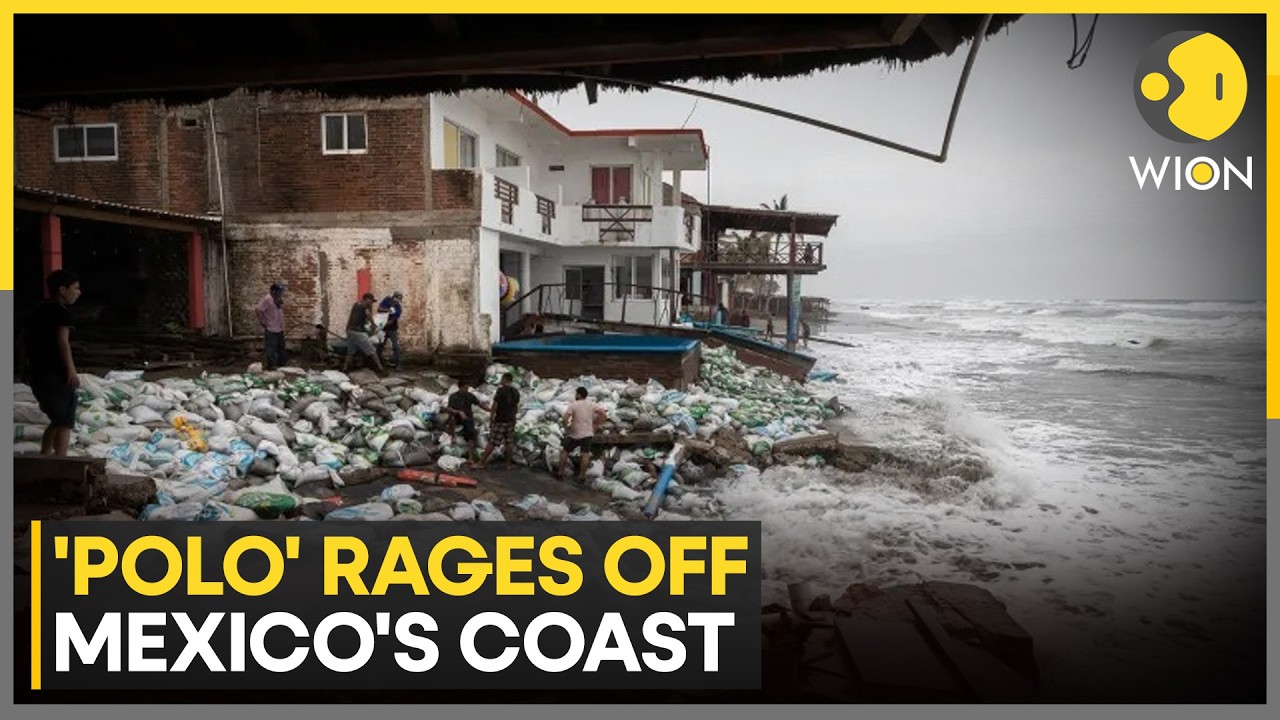 Hurricane Polo Batters Mexico's Pacific Coast | WION News