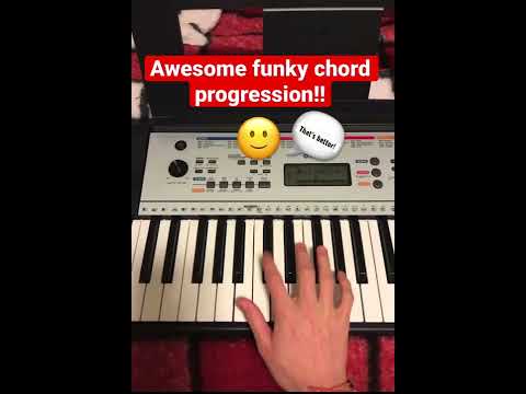 Awesome funky chord progression!!! 🎹🔥😀#shorts
