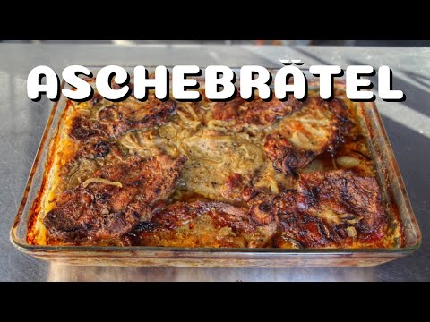 Thüringer ASCHEBRÄTEL mit KARTOFFELSALAT - das DDR Weihnachtsmenü vom GRILL - BBQ-Video - 0815BBQ