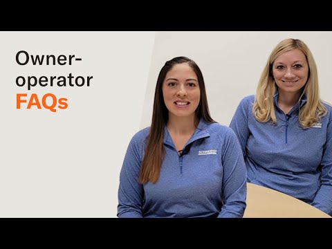 Answering frequently asked owner-operator questions