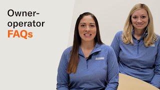 Answering frequently asked owner-operator questions