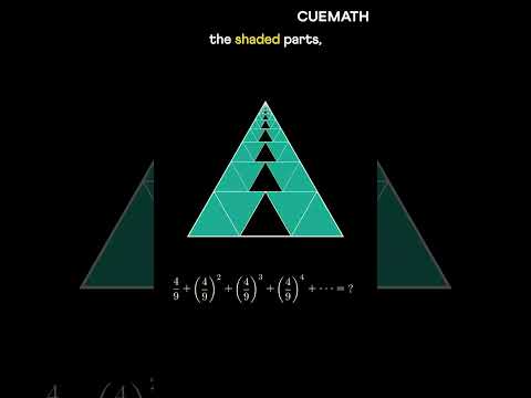 Finding a sum of series by shading a triangle