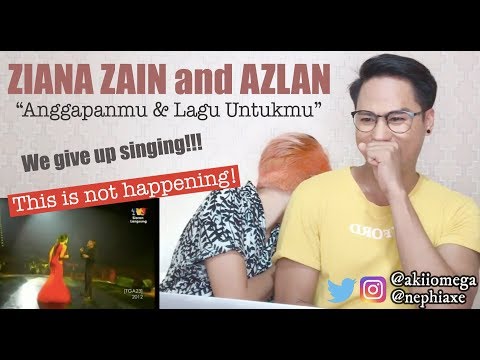 Ziana Zain feat Azlan (typewriter) - Anggapanmu & Lagu Untukmu ABPBH25 | REACTION