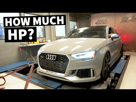 Our Audi RS3 Hits the Dyno With E85, Intake, and Exhaust. How Much More WHP Will it Make??