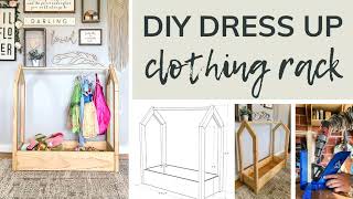 DIY Clothing Rack For Dress Up Clothes