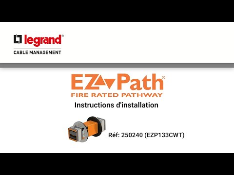 Instructions d'installation EZ Path EZP133CWT