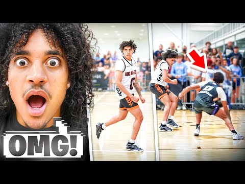 TK BROKE THIS KIDS ANKLES IN THIS INTENSE SEMI-FINAL AAU GAME!