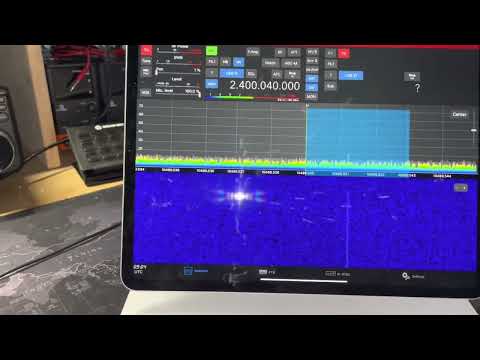 QO100 FT8 System using IC9700 & SDR Control for IOS