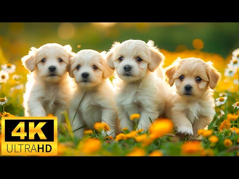 Baby Animals 4K (60 FPS) - Adorable Baby Animals Compilation With Relaxing Music