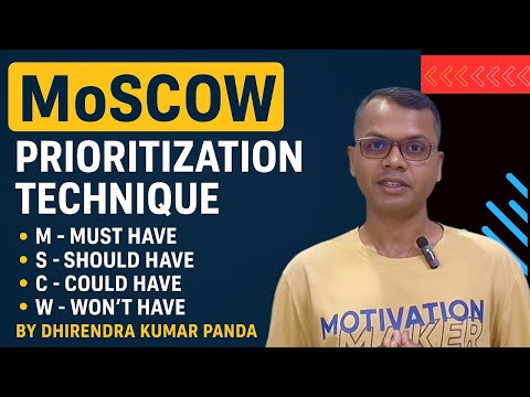 MoSCoW Prioritization Technique Explained | Dhirendra Kumar Panda || The Business Analyst Trainer