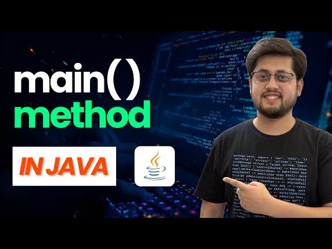 Java Main Method Explained | Why public static void main(String[] args)?