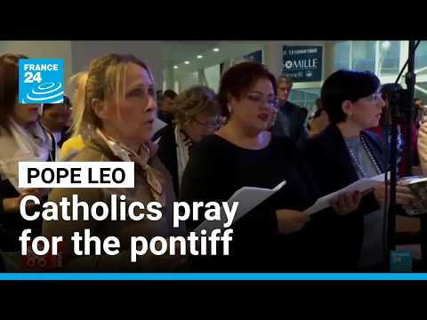 Faithful pray for Pope Leo after lung cancer diagnosis