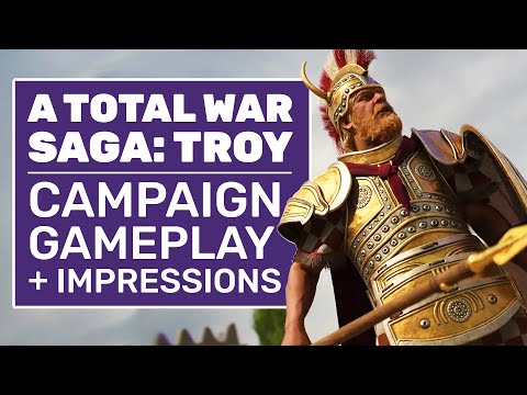 A Total War Saga: Troy Campaign Gameplay And Impressions | A Surprisingly Deep Total War Campaign