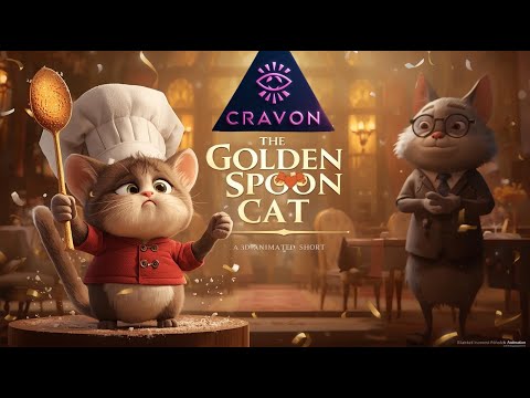 [3D Animated Short Film] The Golden Spoon Cat | #CravonStudios