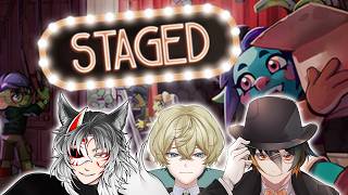 【#STAGED】裏方ってやつをやってみたかった3人 【#Vtuber いつもの3人コラボ】