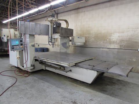 Milltronics BR80 CNC Bridge Mill with Centurion 6 CNC Control, 20-Pos ATC and 10,000 RPM Spindle