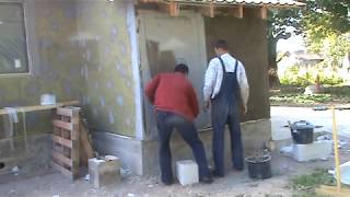 Система утепления фасадов: минвата, клей, штукатурка, покраска