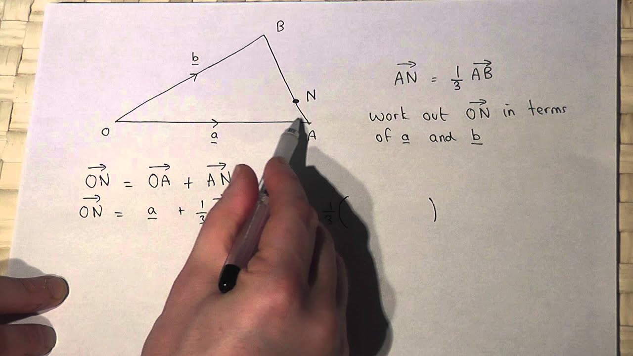 Vectors: Triangles and vectors