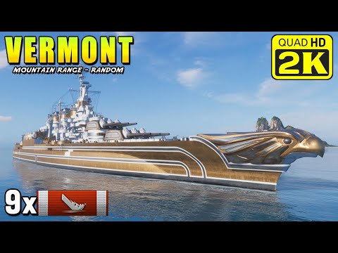 Battleship Vermont - 9 Kills