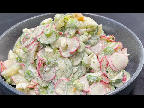 Salad that burns belly fat❗️I lost 10 kilos in a month! With a diet plan!