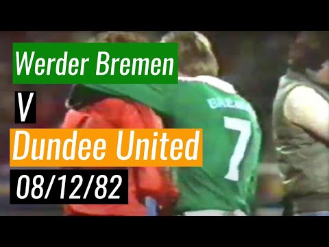 Werder Bremen V Dundee United (1-1) -  GERMAN HIGHLIGHTS - 08 December 1982