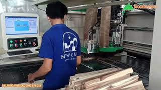 Máy khoan lỗ 6 mặt của phôi gỗ | MASTER-6SIDES-R1