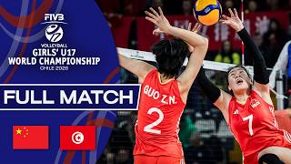 China vs. Tunisia - Pool Play | Girls' U17 World Championship - 2026