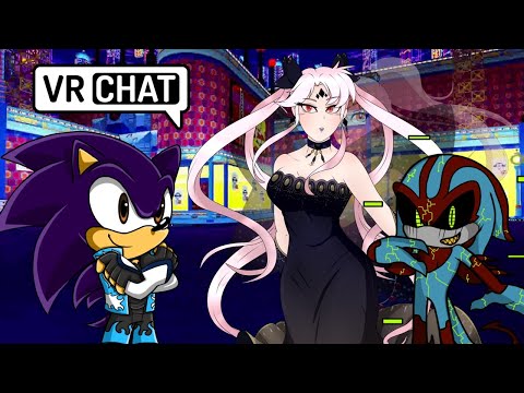 Sailor Darkness and Lunar vs Chris at Studiopolis - VRChat (ft. Dark Chris & Super Chris)