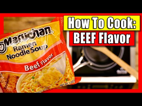 How To Make: Beef Maruchan Ramen Noodles on the stove