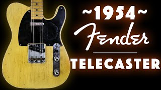 Video thumbnail for The Holy Grail of Telecasters - an Original 1954 Blackguard Fender Tele by PREMIER GUITARS