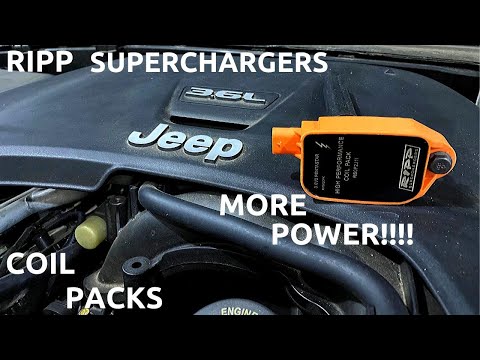 Ripp Superchargers JL Wrangler JT Gladiator Performance Coil packs install and review