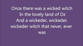 Glee - Ding Dong the Witch is Dead - Lyrics