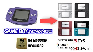 How to Play GAMEBOY ADVANCE GBA ROMs Games on 3DS/2DS/DSi/DSL Tutorial! R4Flash Method(NO Timebomb)