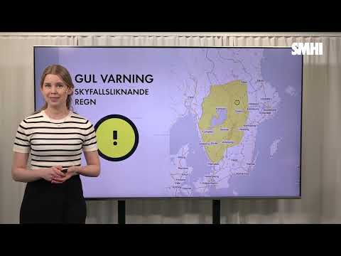 Väderprognos mån ons v. 22