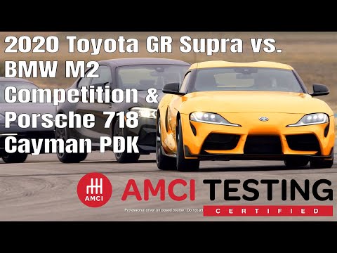 TESTED: Toyota GR Supra vs. BMW M2 Competition vs. Porsche Cayman PDK