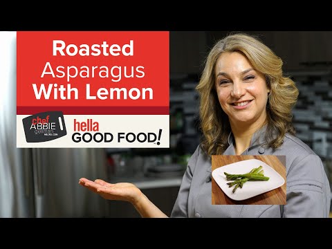 Baked Asparagus with Lemon