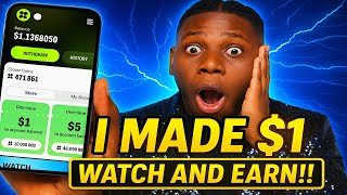 I Made $1 Just Watching Videos?! (Earn Money Watching Videos 2025) thumbnail