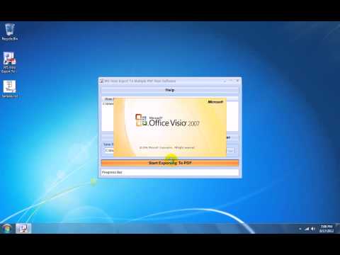 MS Visio Export To Multiple PDF Files Software