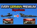 1 KILL WITH EVERY GERMAN PREMIUM PLANE Absolutely Insane Experience