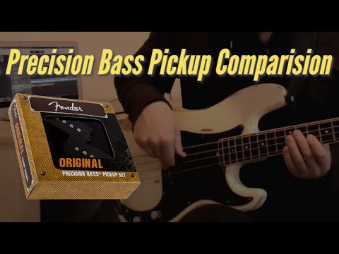 Precision Bass Pickup Comparison - No-name Ceramics & Fender Original '62s