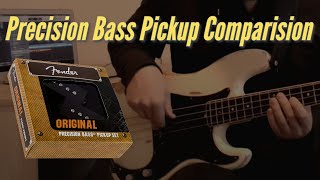 Video thumbnail for Precision Bass Pickup Comparison - No-name Ceramics & Fender Original '62s by Klemens Cathcart Bass