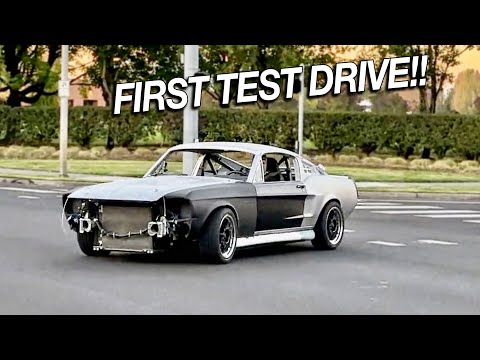 B IS FOR BUILD SEMA MUSTANG Build Part 5 - FIRST TEST DRIVE!