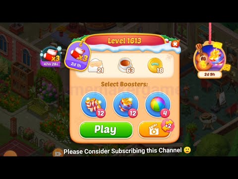 Matchington Mansion Level 1613, Level 1614 & Level 1615 - iOS/Android