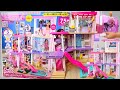 21 Minutes Satisfying with Unboxing Cute Pink Barbie Dreamhouse (BIG SET) | ASMR Toys