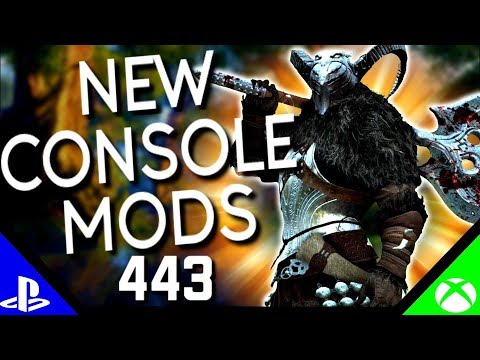 Skyrim Special Edition: ▶️5 BRAND NEW CONSOLE MODS◀️ #443 (PS4/XB1)