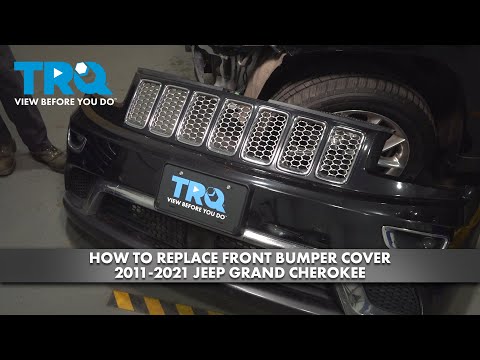 How to Replace Front Bumper Cover 2011-2021 Jeep Grand Cherokee