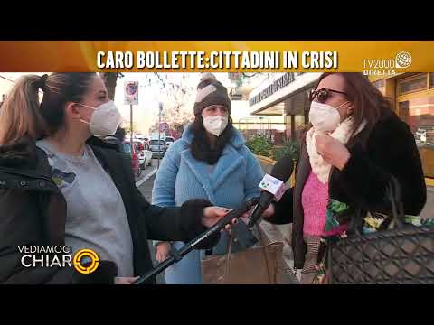 Vediamoci Chiaro, 21 gennaio 2022 - Caro bollette, cittadini in crisi